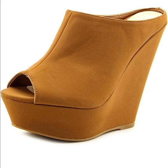 Dollhouse Booth Open Toe Wedge Sandals size 6.5 - Picture 1 of 5